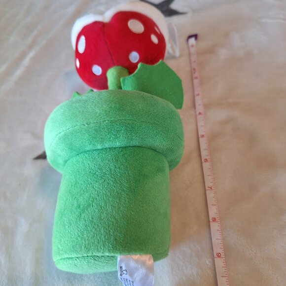 2017 Little Buddy Super Mario Bros. Piranha Plant 9" Plush (NEW WITH TAGS) - Picture 10 of 10